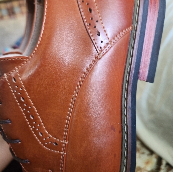 Men's Bruno Marc Dress Career Shoes LEATHER oxford Lace Up SIZ3 11 Excellent - Picture 7 of 16